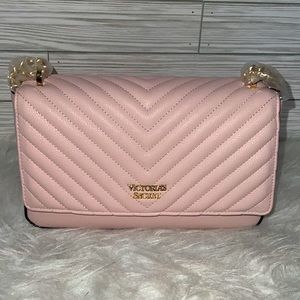 Baby pink Victoria secret crossbody bag brand new